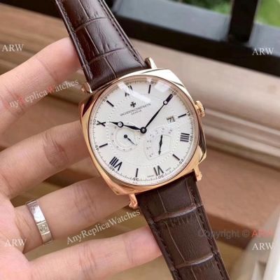 New Fake Vacheron Constantin Geneve Rose Gold Power Reserve Watch